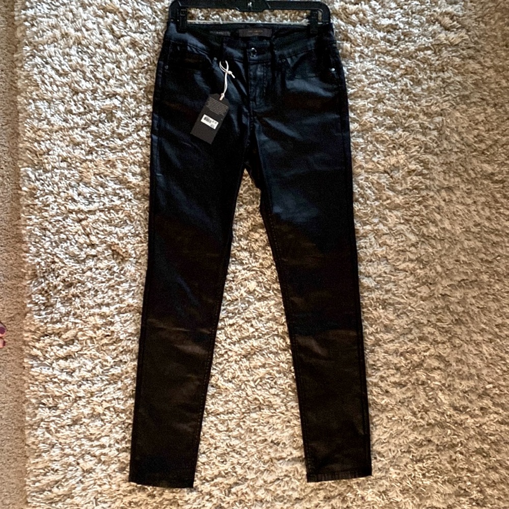 The Limited Leather Look 5 Pocket Skinny Jeans. Size 4R. NWT.